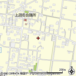 群馬県伊勢崎市境上渕名甲周辺の地図