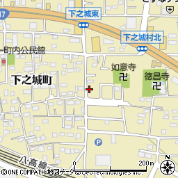 群馬県高崎市下之城町470-3周辺の地図