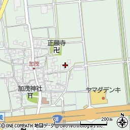 石川県加賀市加茂町周辺の地図