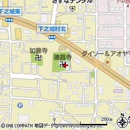 群馬県高崎市下之城町485-1周辺の地図