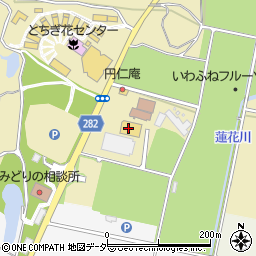 栃木市役所　岩舟総合支所こなら館周辺の地図