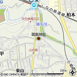 栗島神社周辺の地図