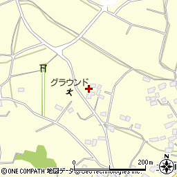 茨城県笠間市土師100周辺の地図
