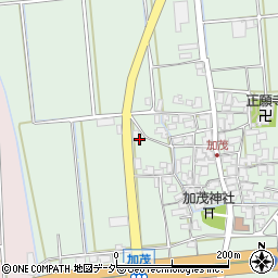 石川県加賀市加茂町ヨ周辺の地図