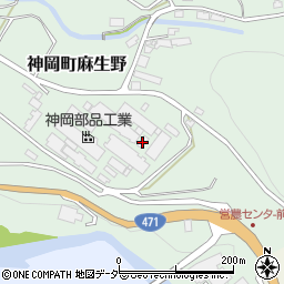 岐阜県飛騨市神岡町麻生野413周辺の地図