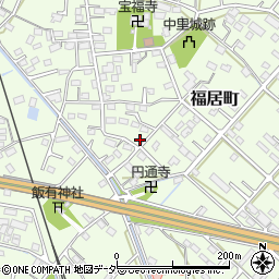 栃木県足利市福居町1402-1周辺の地図