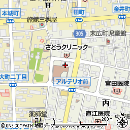 常陽銀行下館支店周辺の地図