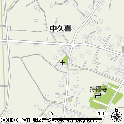 栃木県小山市中久喜452周辺の地図