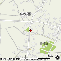 栃木県小山市中久喜439周辺の地図