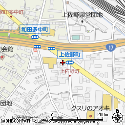 ａｐｏｌｌｏｓｔａｔｉｏｎ高崎南ＳＳ周辺の地図