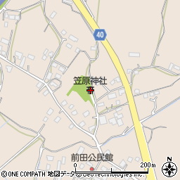 笠原神社周辺の地図