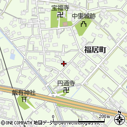 栃木県足利市福居町1402-15周辺の地図