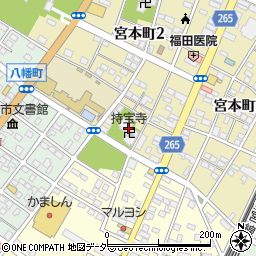 持宝寺周辺の地図