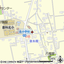 長野県安曇野市豊科南穂高2738周辺の地図