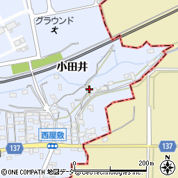 長野県佐久市小田井595周辺の地図