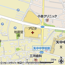 アピタ高崎店周辺の地図