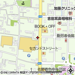 栃木県佐野市浅沼町468周辺の地図