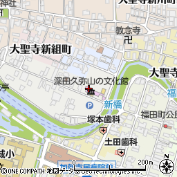 深田久弥山の文化館周辺の地図