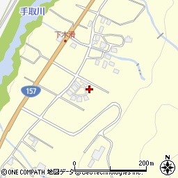 石川県白山市木滑石60周辺の地図