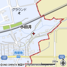 長野県佐久市小田井593周辺の地図