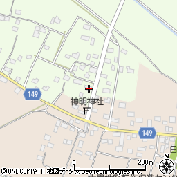 茨城県筑西市谷永島426周辺の地図