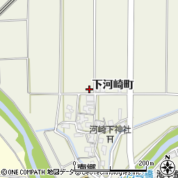 石川県加賀市下河崎町周辺の地図
