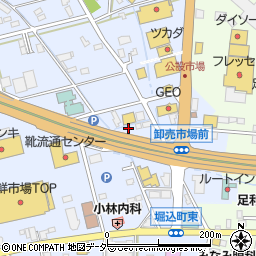 栃木県足利市堀込町112周辺の地図