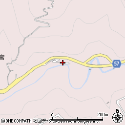 安曇野温泉田沢荘周辺の地図