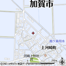 石川県加賀市上河崎町タ周辺の地図