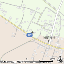 茨城県筑西市谷永島470周辺の地図