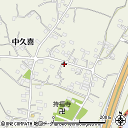 栃木県小山市中久喜443周辺の地図