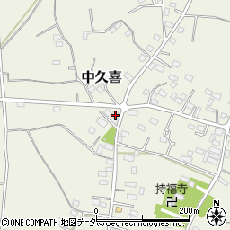 栃木県小山市中久喜433周辺の地図