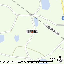 長野県東御市御牧原周辺の地図