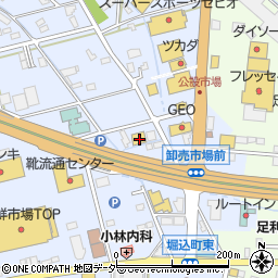 栃木県足利市堀込町116周辺の地図