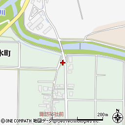 石川県加賀市清水町ニ周辺の地図
