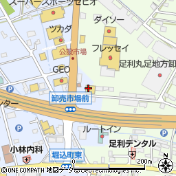 栃木県足利市堀込町2474-3周辺の地図