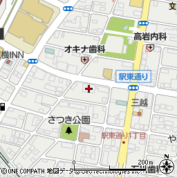 東京電力周辺の地図