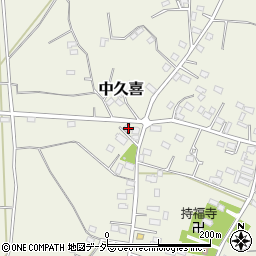 栃木県小山市中久喜433-6周辺の地図