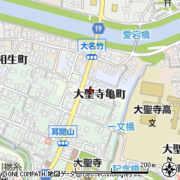 石川県加賀市大聖寺亀町周辺の地図