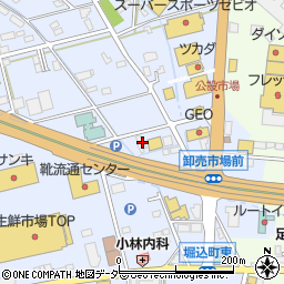栃木県足利市堀込町115周辺の地図