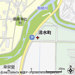 石川県加賀市清水町75-1周辺の地図