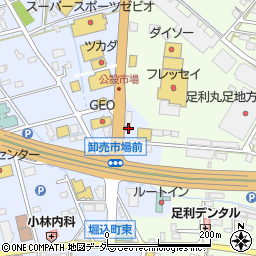 栃木県足利市堀込町2474-1周辺の地図