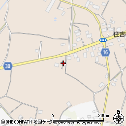 茨城県笠間市住吉608周辺の地図
