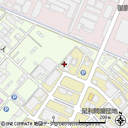 栃木県足利市問屋町周辺の地図