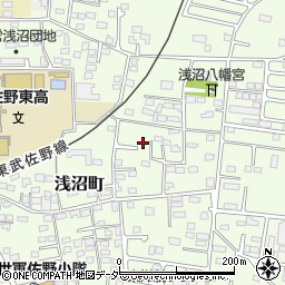 栃木県佐野市浅沼町309周辺の地図