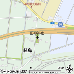 栃木県小山市萩島169周辺の地図