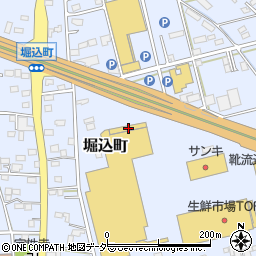 栃木県足利市堀込町255周辺の地図