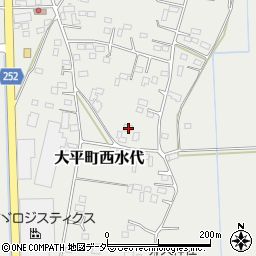 栃木県栃木市大平町西水代1583周辺の地図