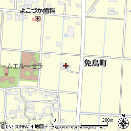 栃木県佐野市免鳥町549周辺の地図