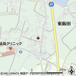 茨城県桜川市東飯田566-1周辺の地図